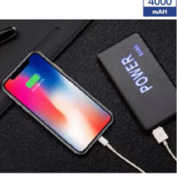 Batterie de secours noire lumineuse 4000MAH – Image 2