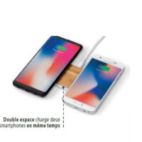 Double station de charge sans-fil Bambou – Image 2