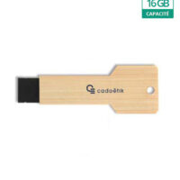Clé USB en bois forme clé 16GB