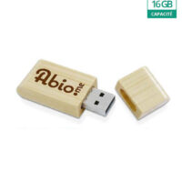 Clé USB en bois rectangulaire 16GB
