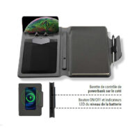 Coffret Notebook & Powerbank charge sans fil