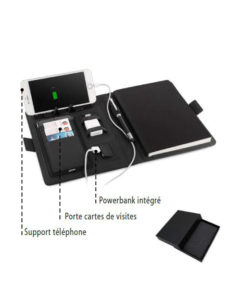 Coffret Notebook Powerbank Int gr Agence De Communication En Coffret Notebook Powerbank Int gr Agence De Communication En