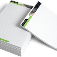 Impression bloc notes collé en tête