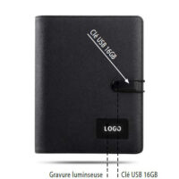 Notebook & Powerbank intégré + Clé USB