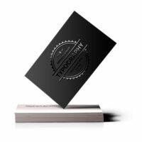 Impression carte de visite avec vernis sélectif