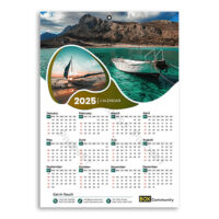 Calendrier mural simple