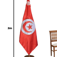 Grand drapeau de bureau personnalisé – Image 3